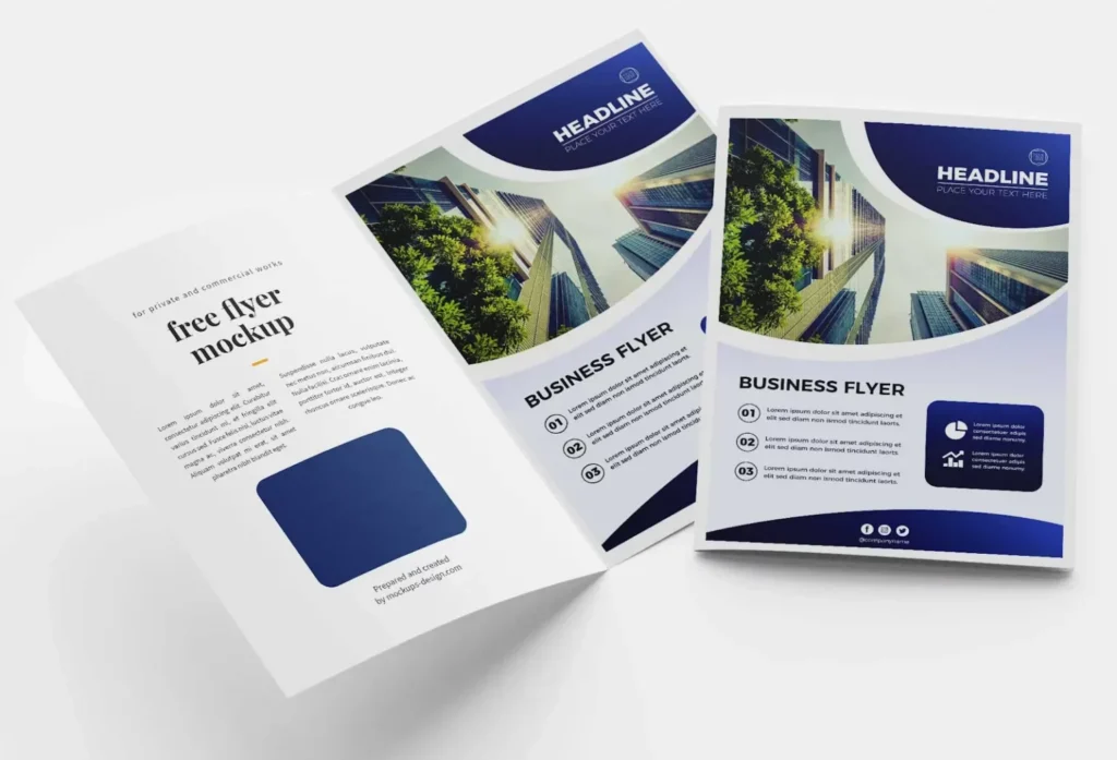 Brochure and flyer design