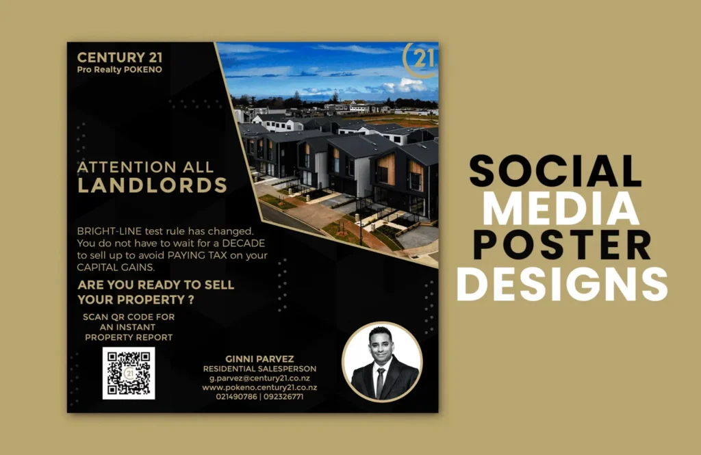 Real estate social media poster designs