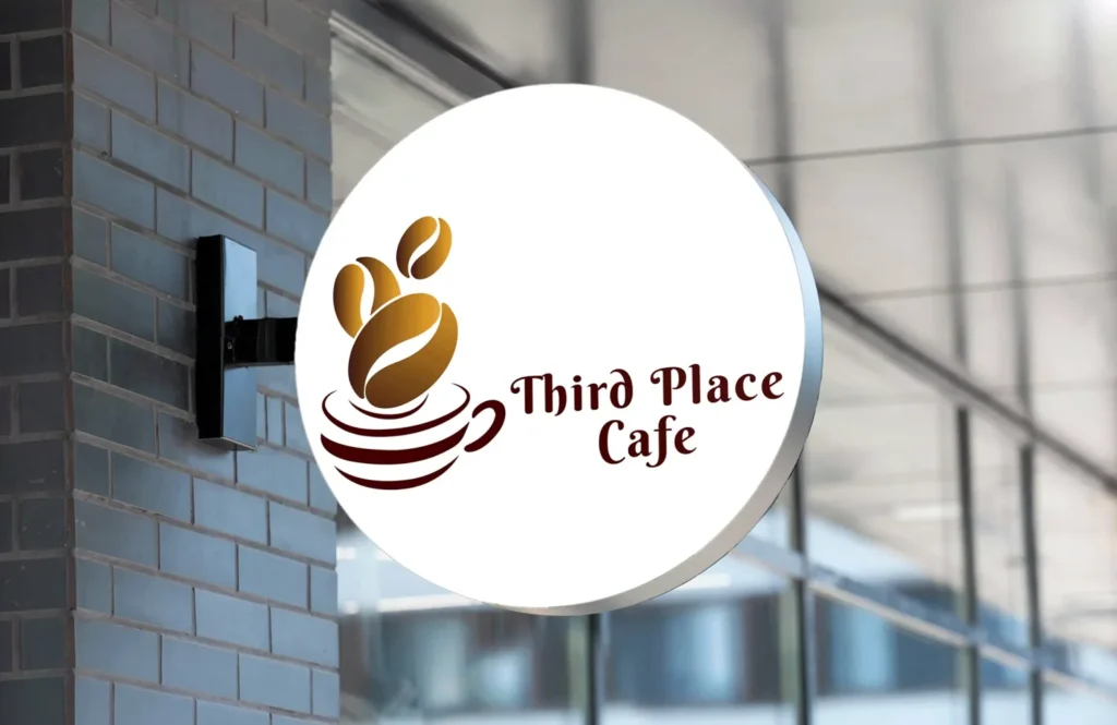 Third Place Cafe logo design