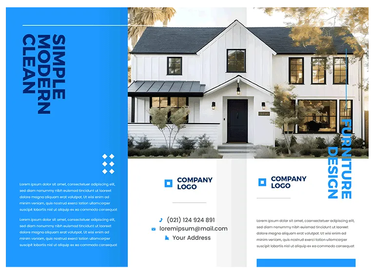 Real estate brochure and flyer design