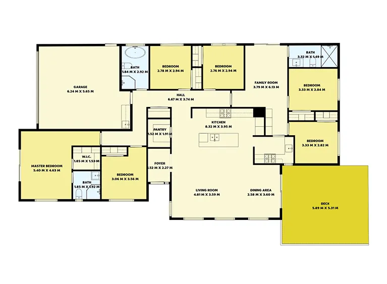 Real estate floor plan design